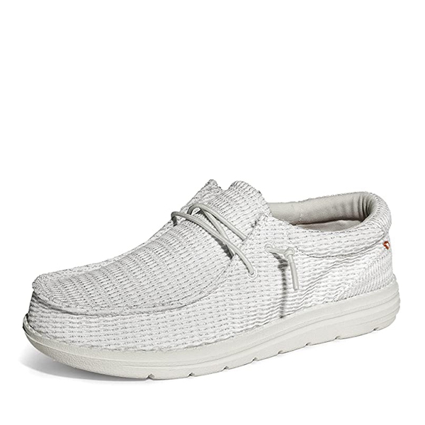 Women's Casual Comfort Canvas Loafers - SLIVER SHINE -  0
